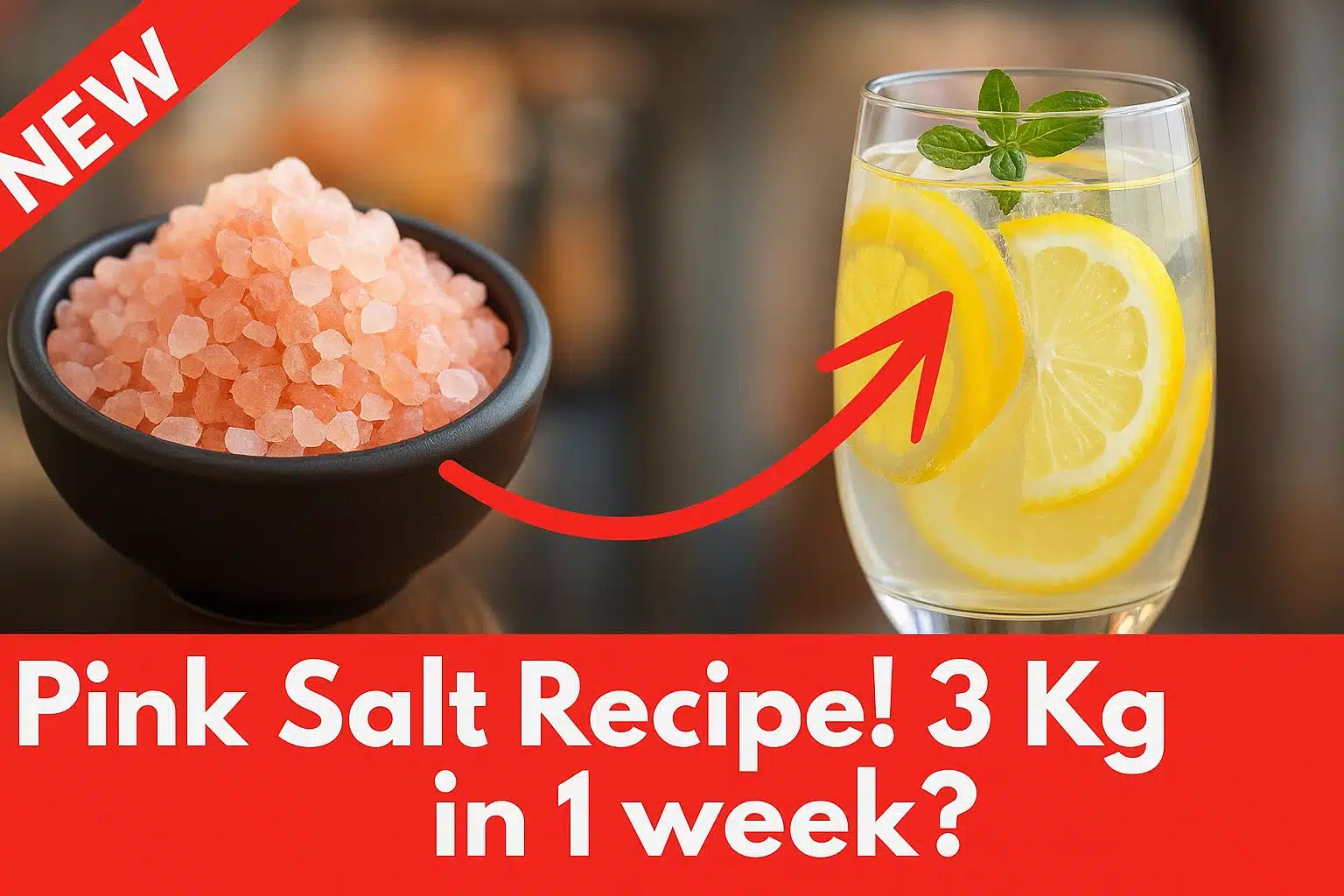 pink salt trick for weight loss with lemon water