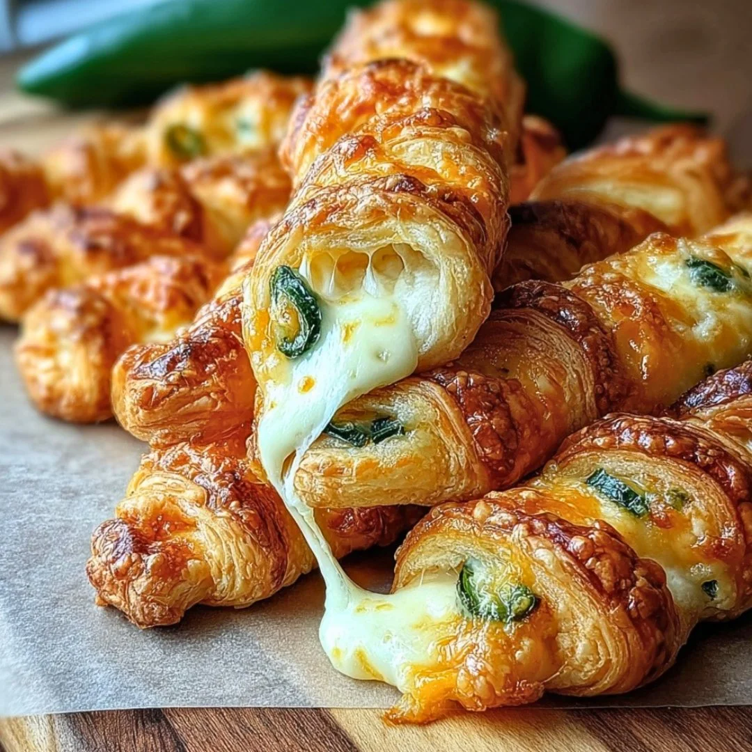 Delicious jalapeno popper twists served on a plate